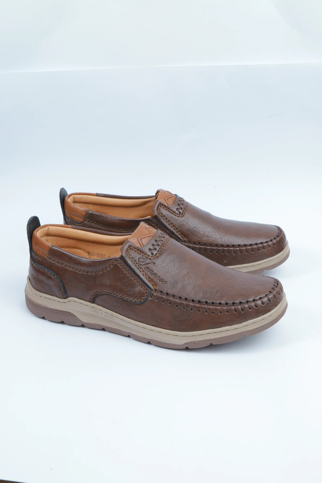 Brown Comfort Medicated Casual Shoes