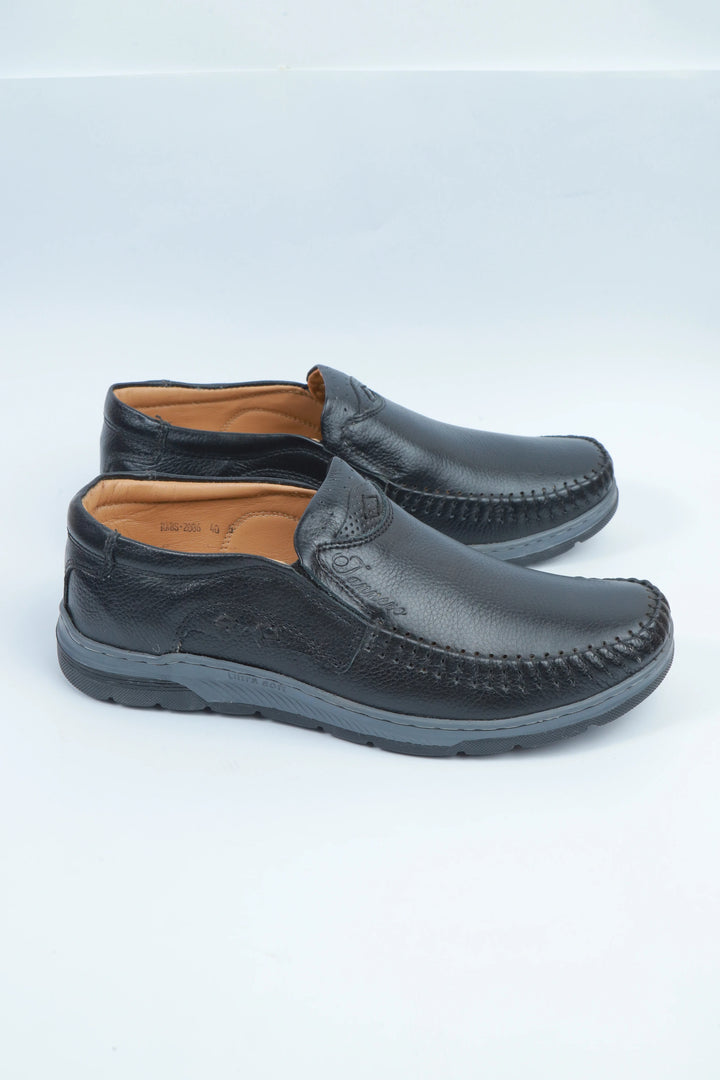 Black Premium Medicated Casual Shoes