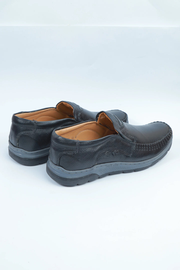 Black Premium Medicated Casual Shoes