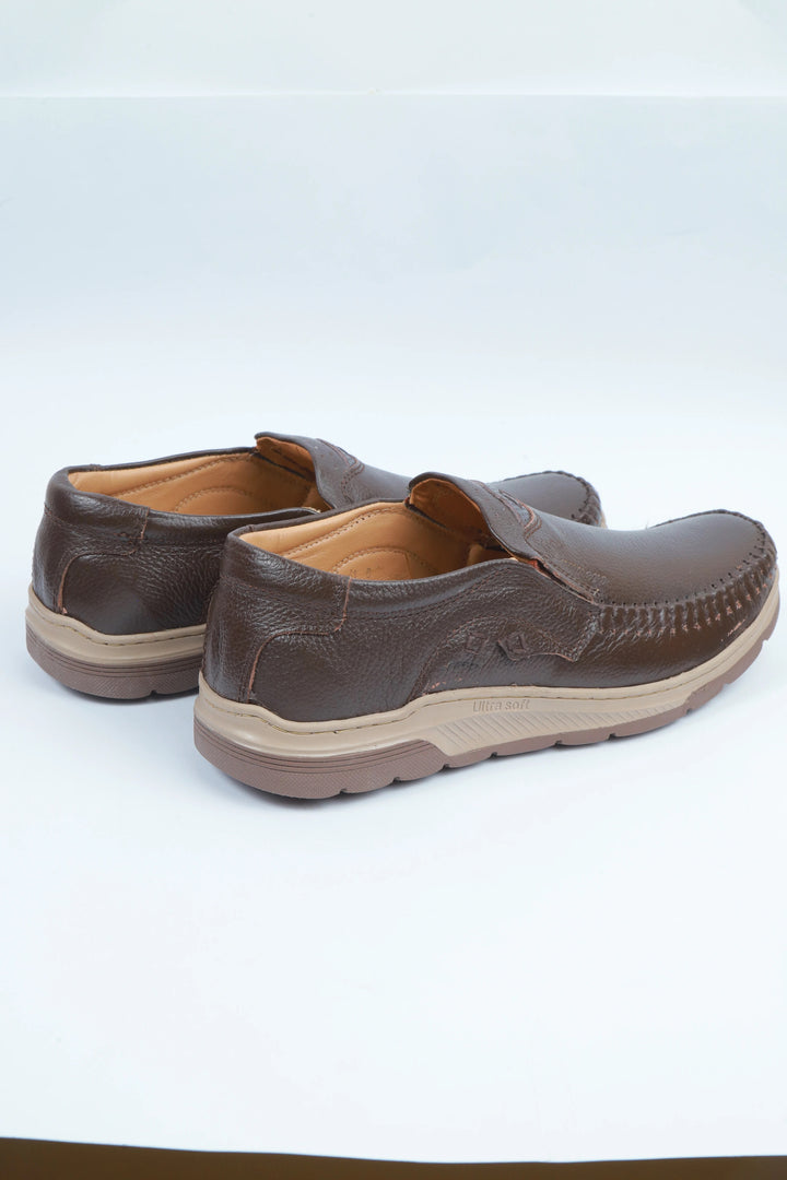 Brown Premium Medicated Casual Shoes