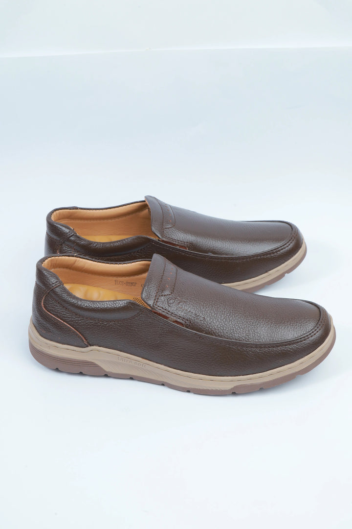 Brown Lightweight Medicated Casual Shoes