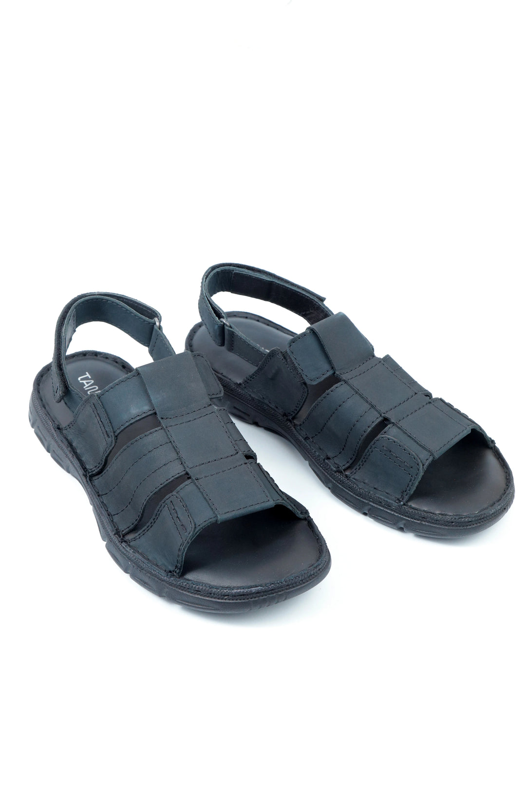 Stylish Nubuck Black Sandal