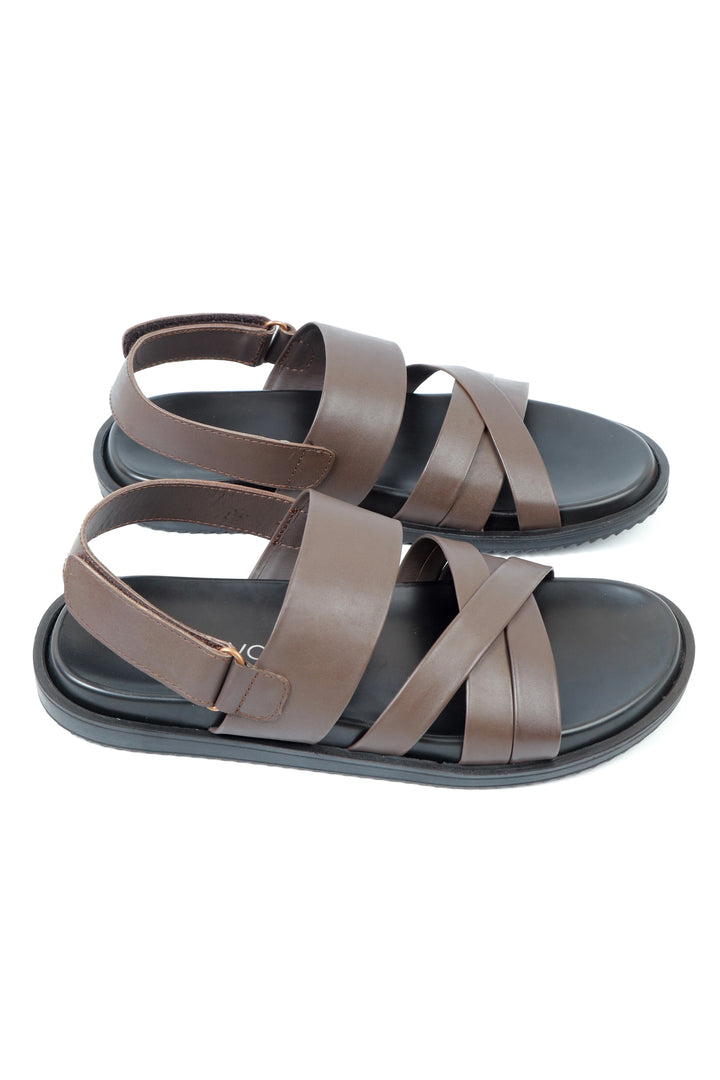 Luxury Brown Leather Sandal