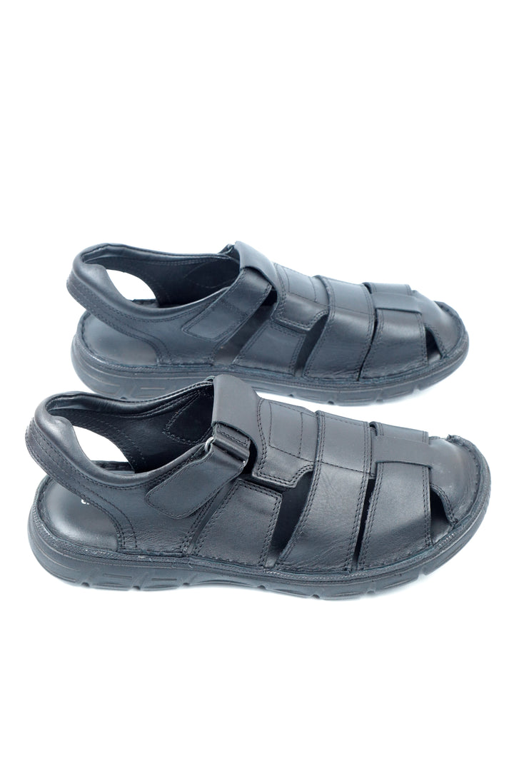 Elegant Black Comfort Sandal