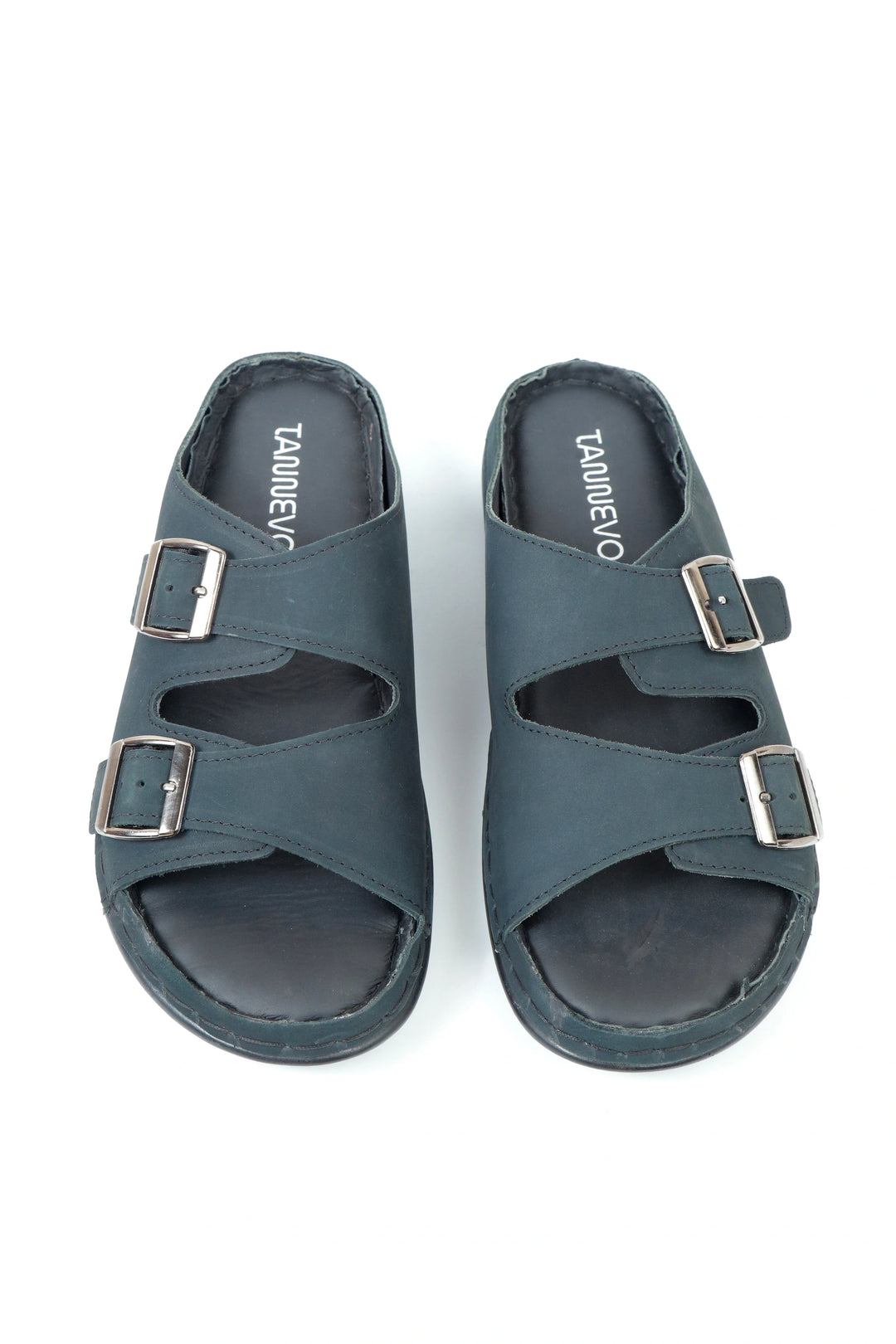 Stylish Nubuck Black Slipper