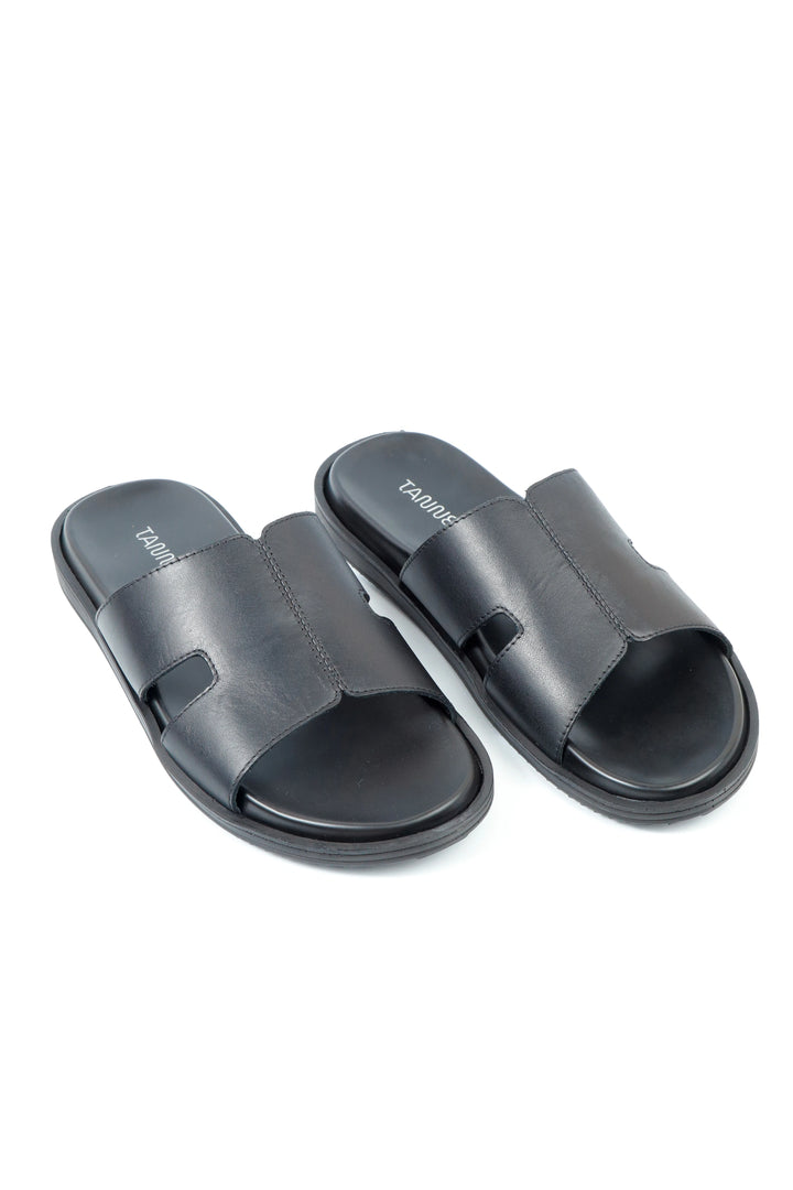 Elegant Black Comfort Slipper