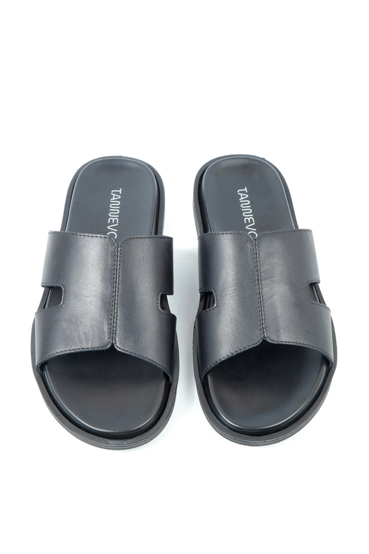 Elegant Black Comfort Slipper