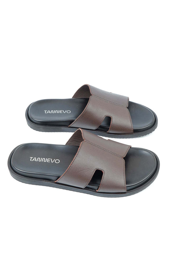 Elegant Dark Brown Comfort Slipper