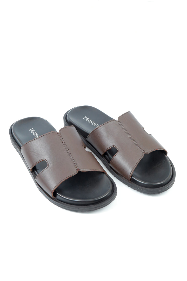 Elegant Dark Brown Comfort Slipper