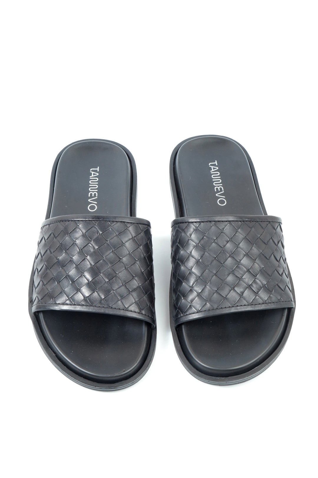 Classic Black Weave Slipper