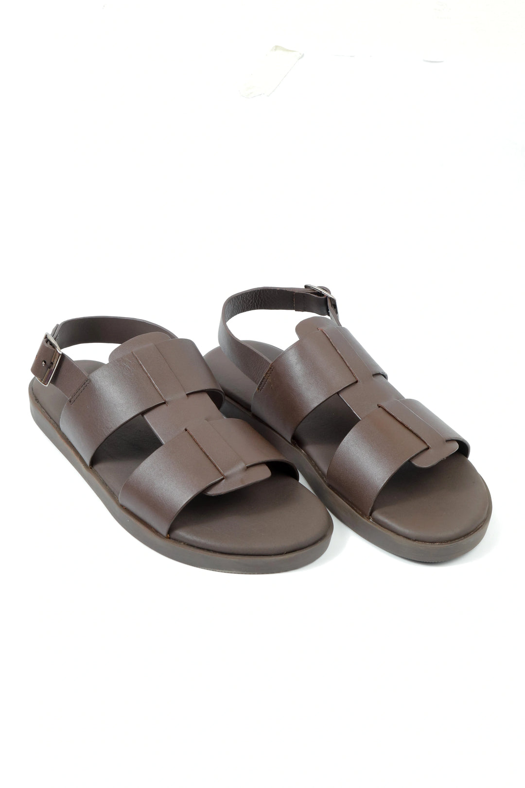 Classic Dark Brown Leather Sandal