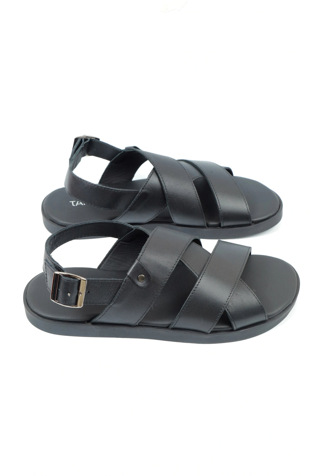 Modern Black Comfort Sandal