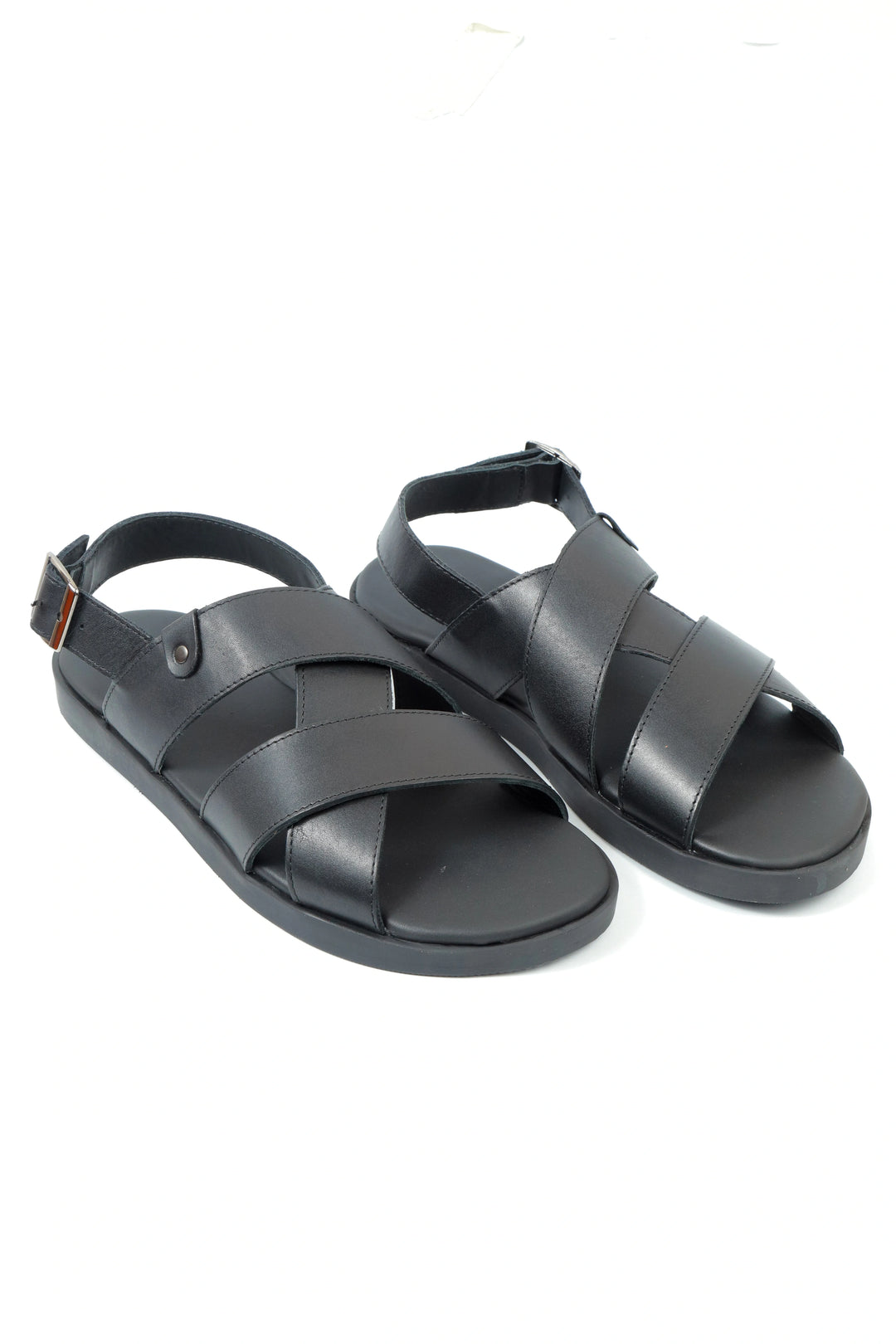 Modern Black Comfort Sandal