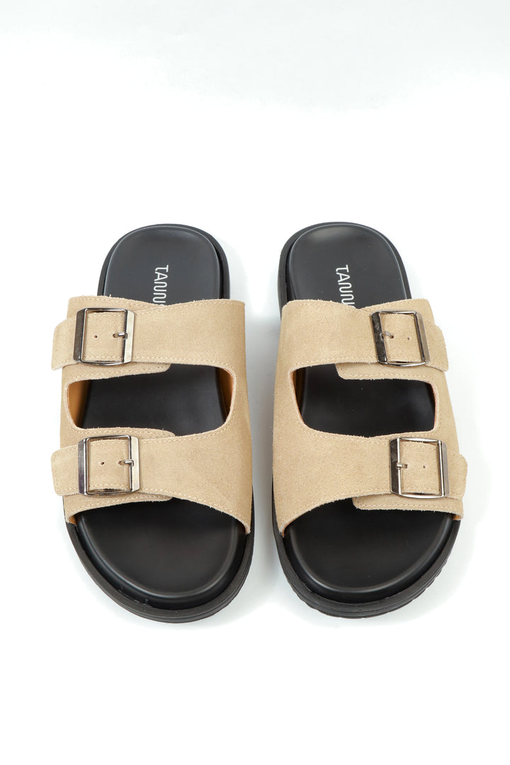 Premium Suede Beige Slipper