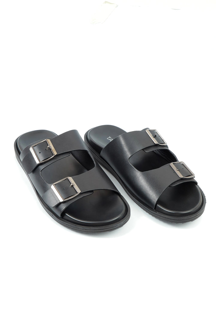 Premium Suede Black Slipper