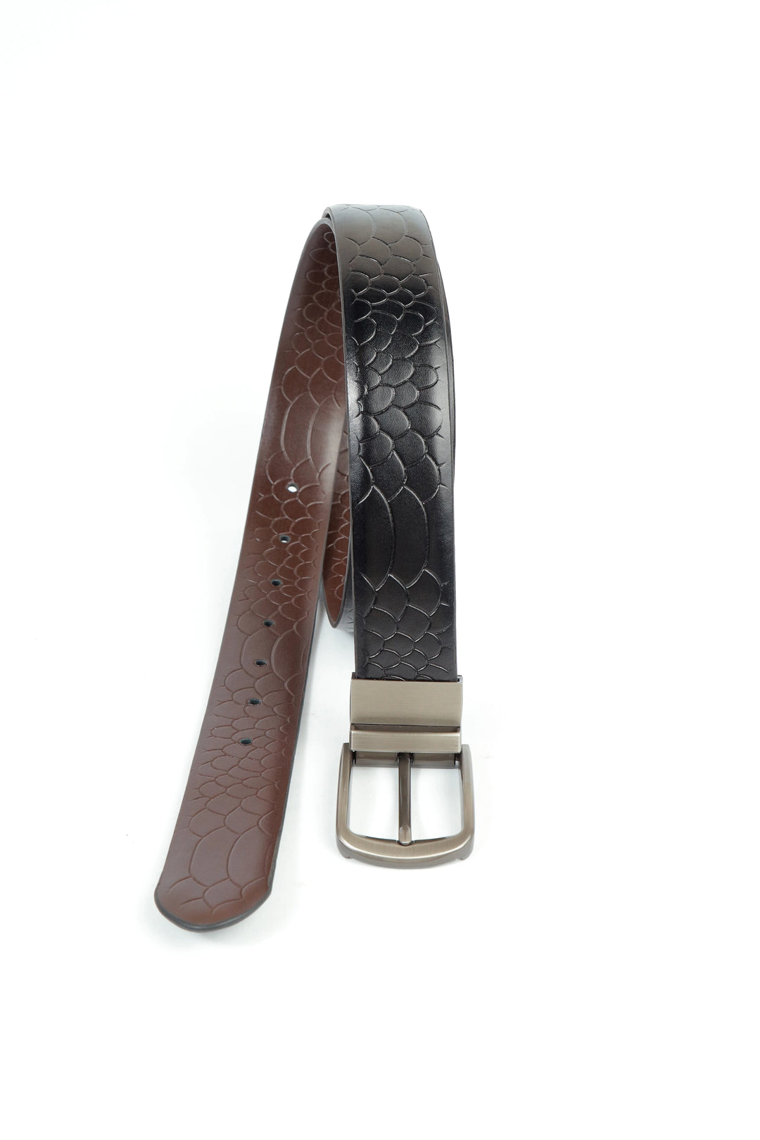 Black/Brown Classic Dress Belt