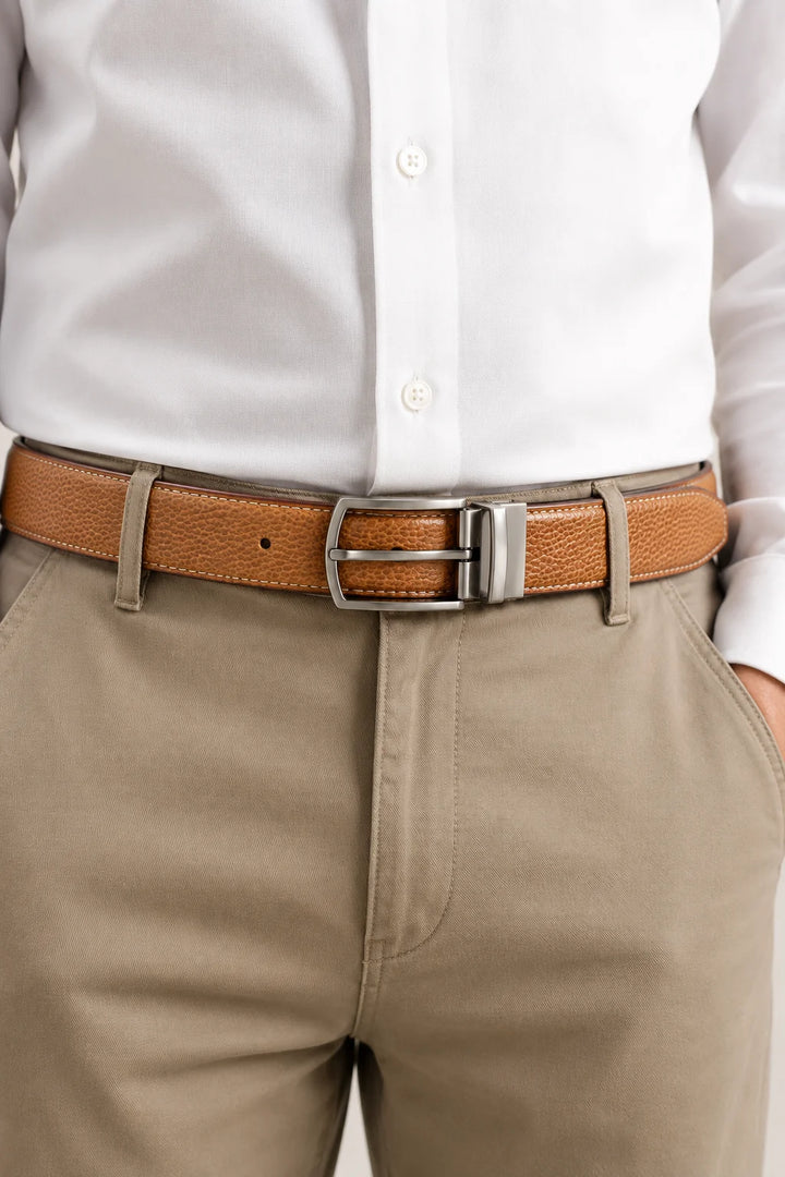 Black/Tan Executive Reversible Belt