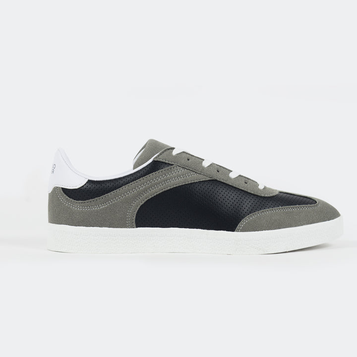 Grey & Black Casual Sneakers for Men – Lightweight Everyday Comfort
