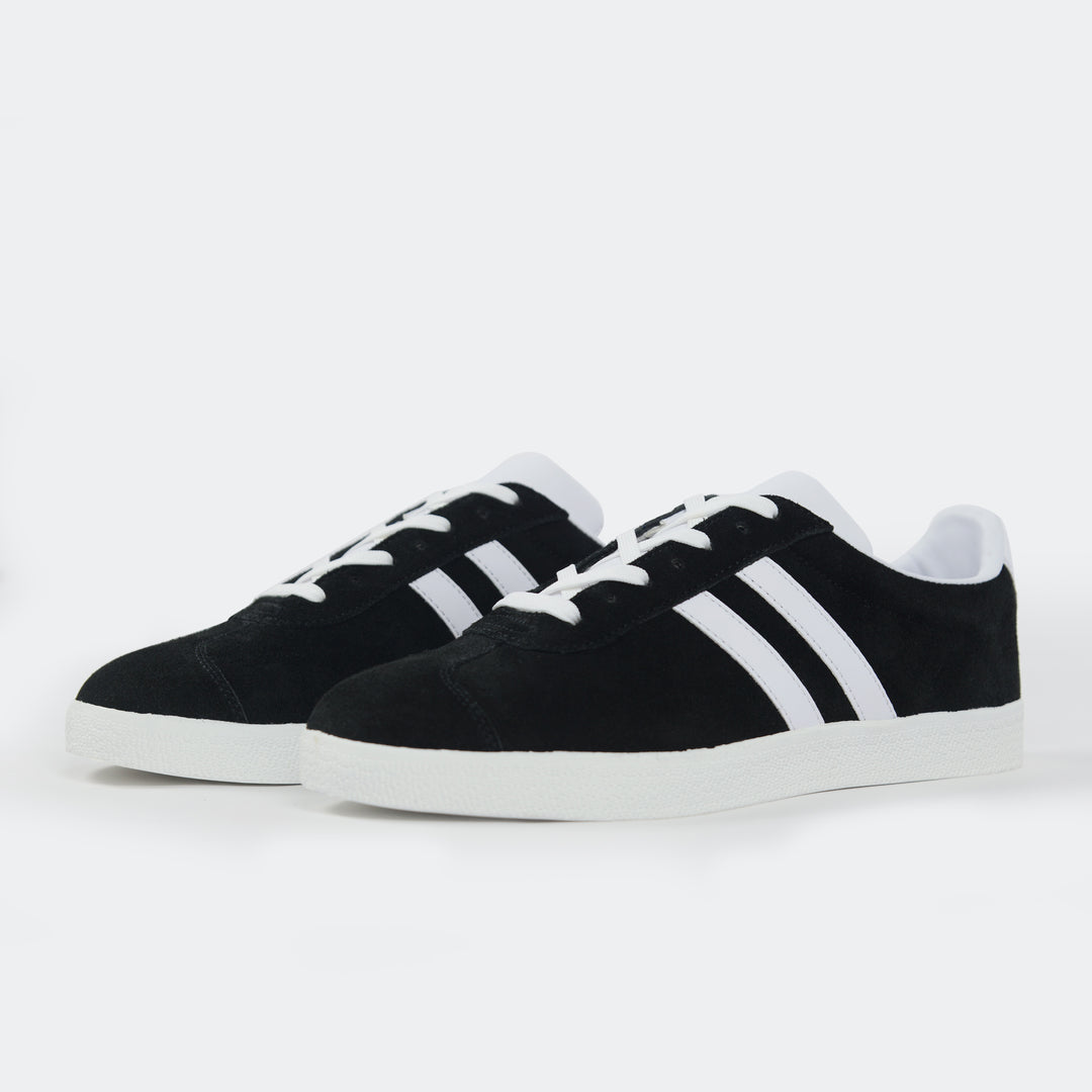 Classic Black Suede Sneakers – Minimalist Casual Shoes for Men