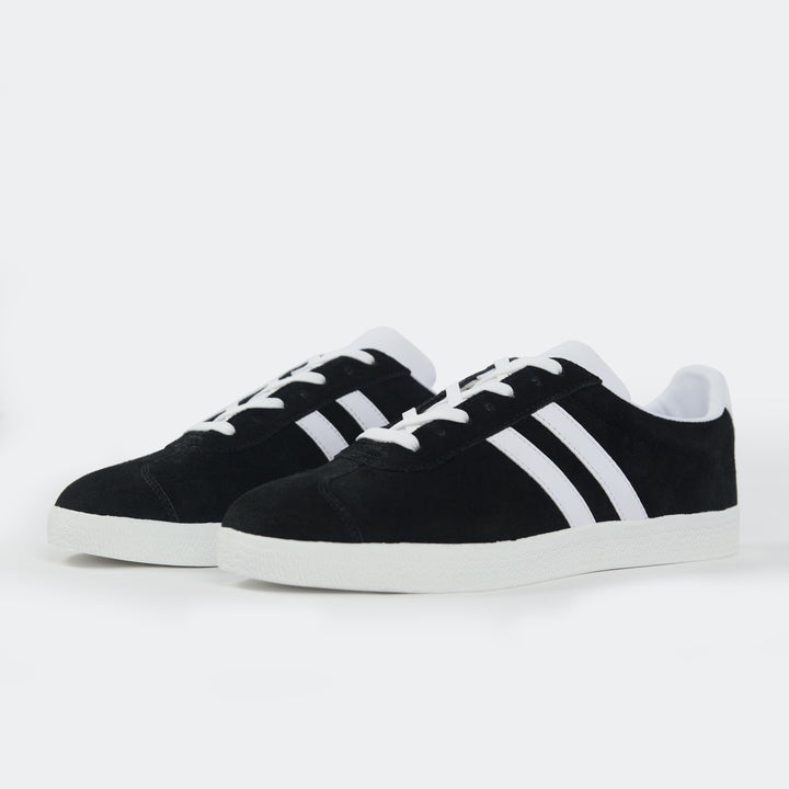 Classic Black Suede Sneakers – Minimalist Casual Shoes for Men