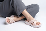 Pink Chic PU Medicated Slipper