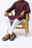 Nubuck Leather Tan Yellow Sandal