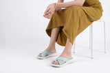 Luxury Green Designer Medicated Slipper