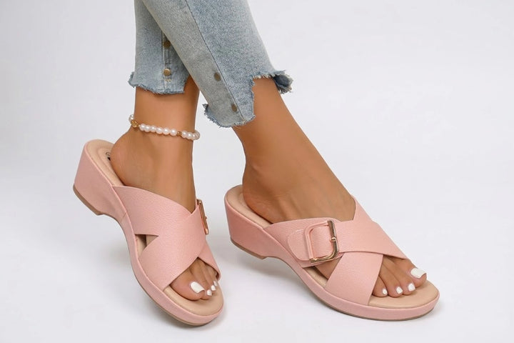 Pink Elegant Premium Medicated Slipper