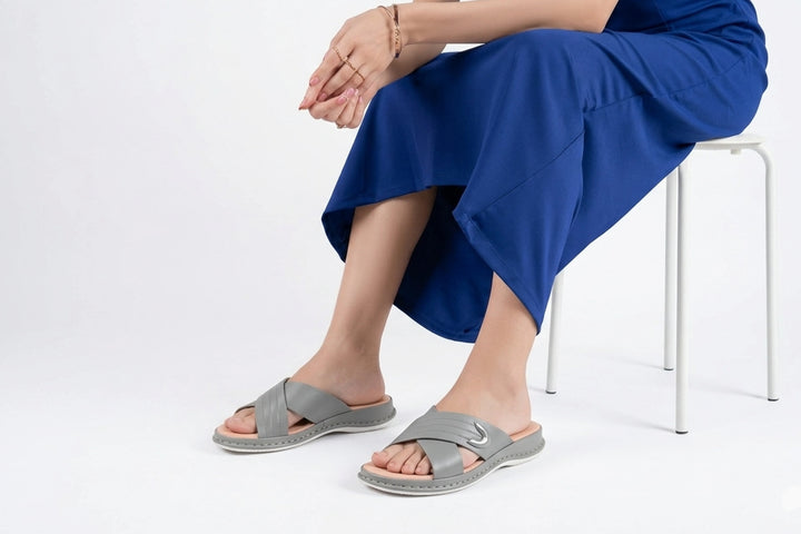 Premium Green Fashion Medicated Slipper