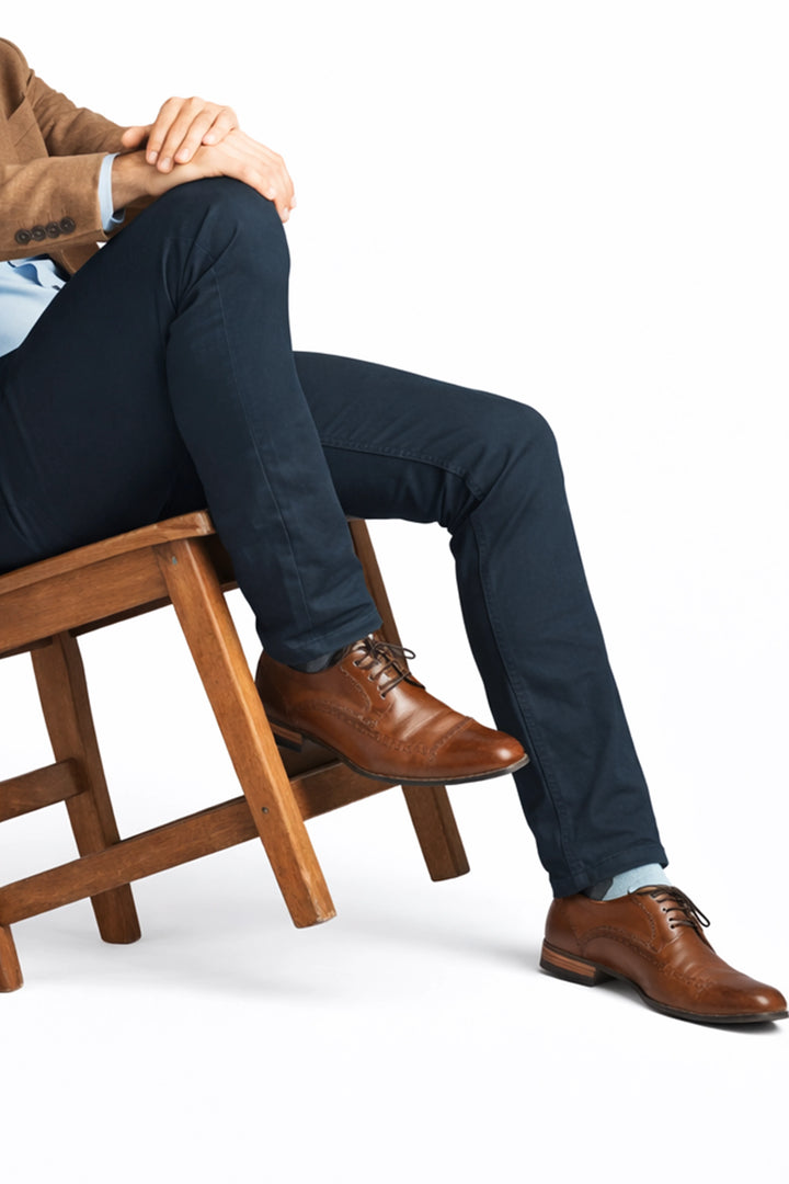 Brown Elegant Leather Formal Shoes