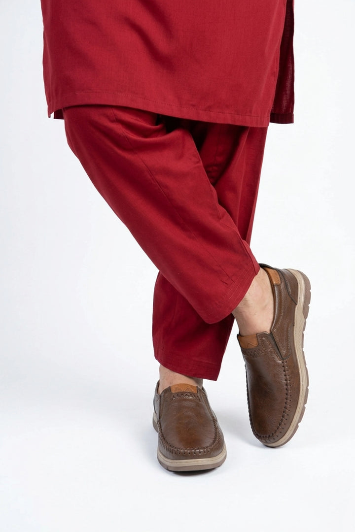 Brown Comfort Medicated Casual Shoes