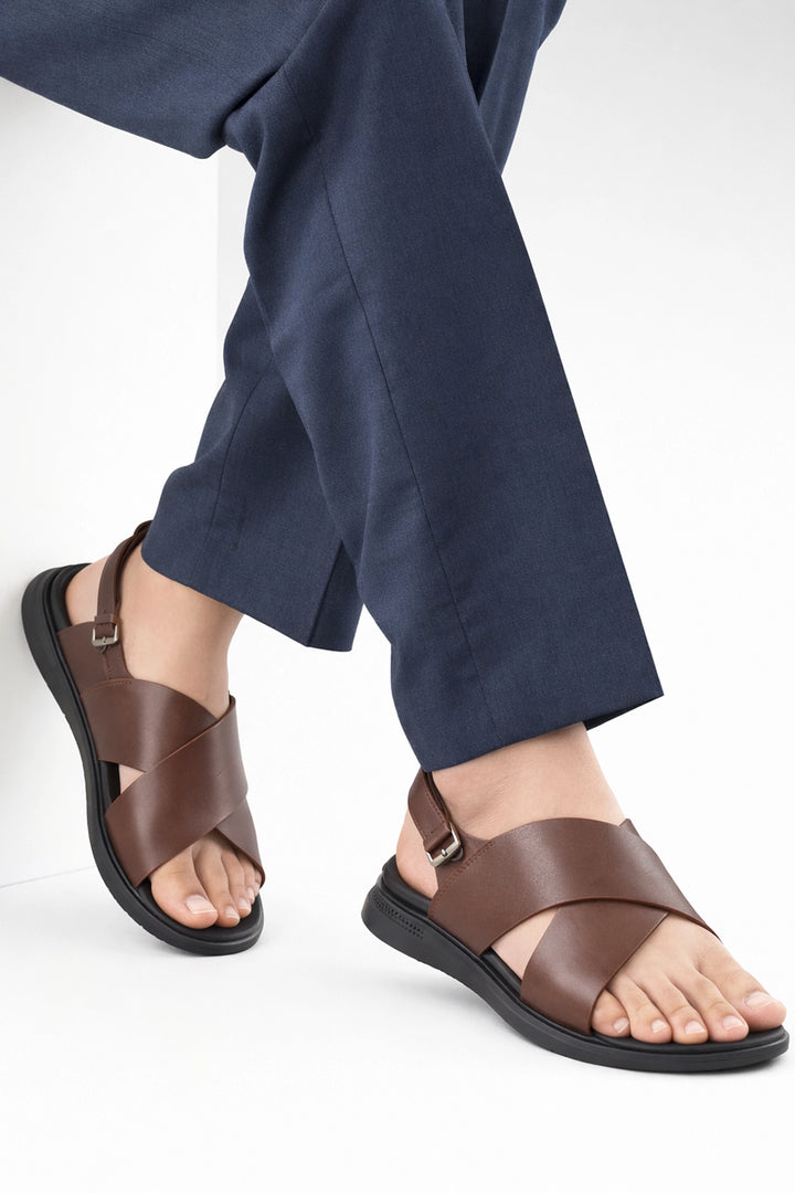 Brown Backstrap Sandal
