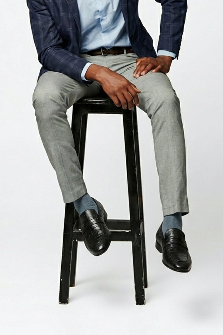 Black Premium Finish Dress Shoes