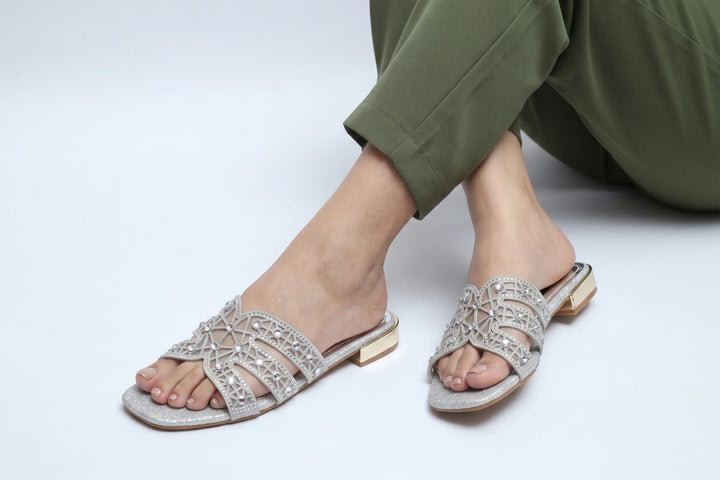 Silver Shine Premium Slipper