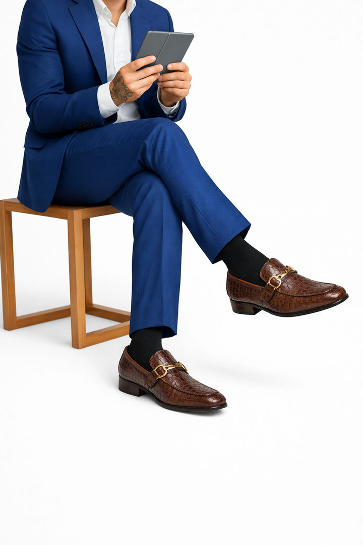 Brown Smart Casual Formal Shoes