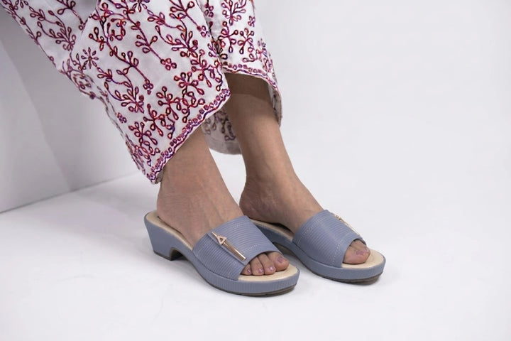 Stylish Blue Comfort Medicated Slipper