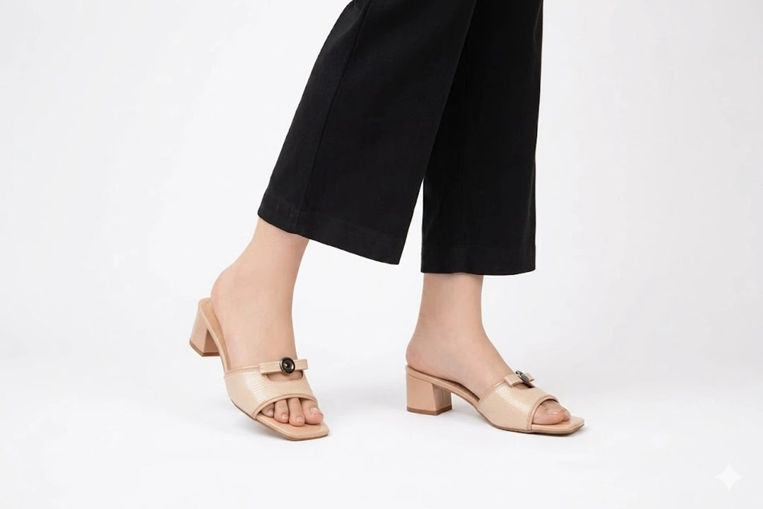Elegant Beige Comfort Slipper