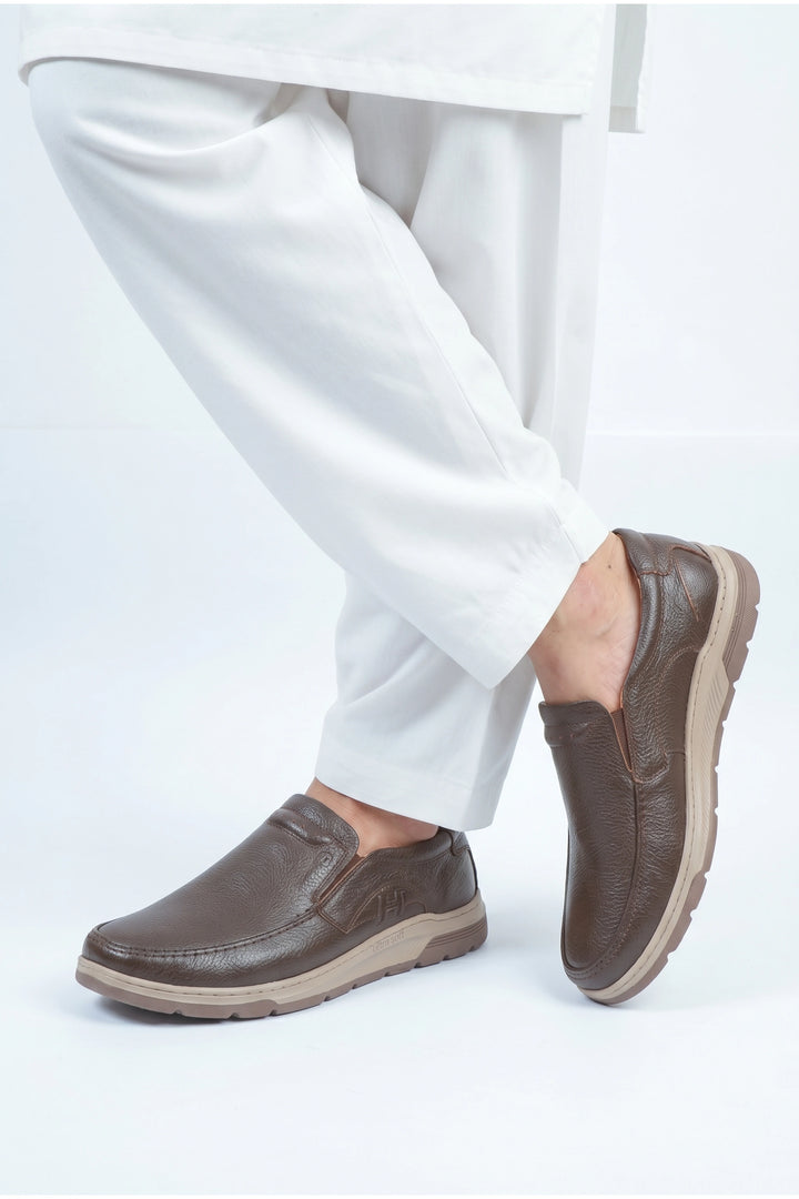 Brown Premium Medicated Casual Shoes