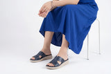 Luxury Blue Soft Sole Medicated Slipper