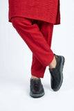 Black Comfort Medicated Casual Shoes