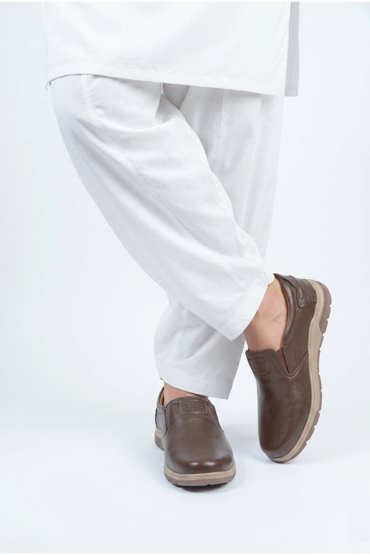 Brown Daily Comfort Medicated Shoes