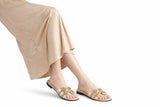 Mist Gold Relaxed Slipper
