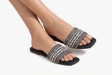 Modern Black Flat Slipper