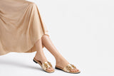 Elegant Gold Party Slipper