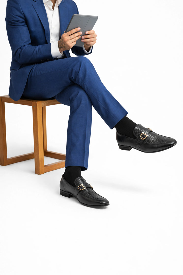 Black Minimalist Work Formal Shoes