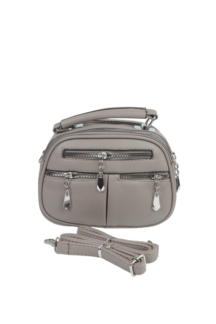 Grey Elegant Shopper Bag
