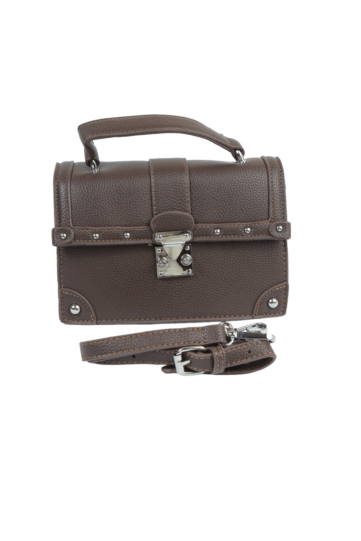 Dark Brown Modern Office Handbag