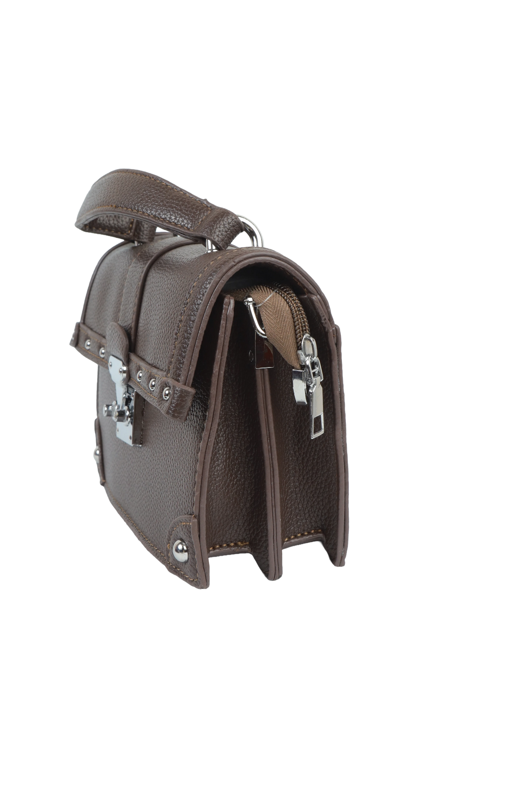 Dark Brown Modern Office Handbag