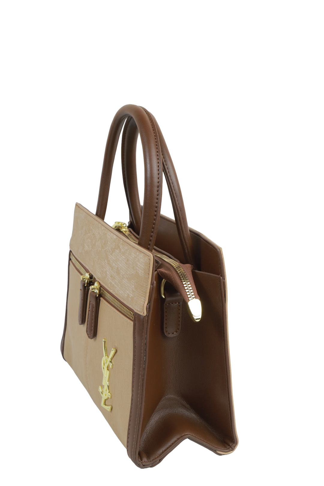 Khaki Premium Satchel Handbag