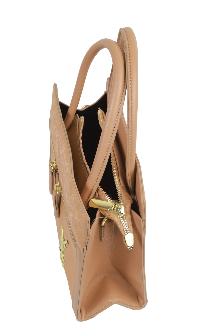 Light Brown Premium Satchel Handbag